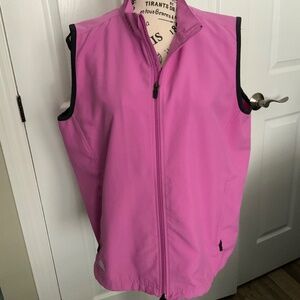 Ladies Addidas Pink and Black Vest Sz L